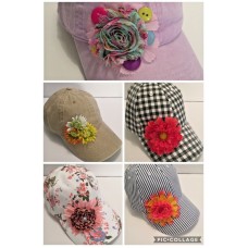Mujer&apos;s Embellished Baseball Cap Flowers Bling Embelished Pink Ladies Hats  eb-96827873